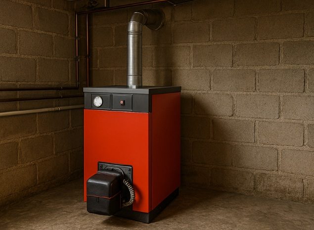 Ancienne chaudière fioul à remplacer